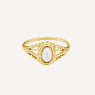 Pearl aura ring